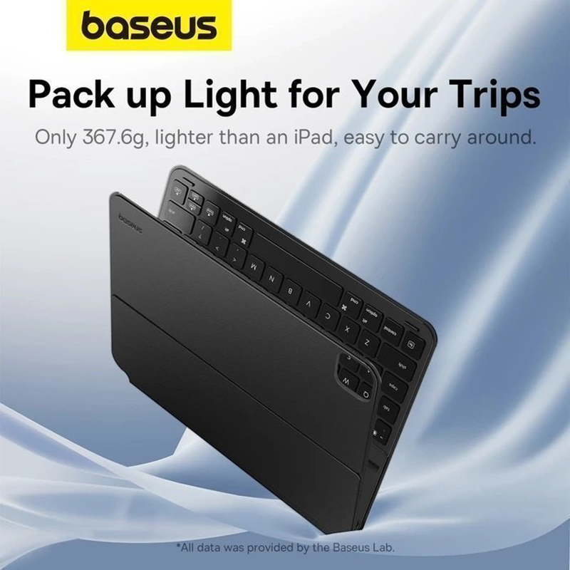 Baseus it keyboard bt with magnetic case Air4/Air5/ipad pro 11, , medium-null