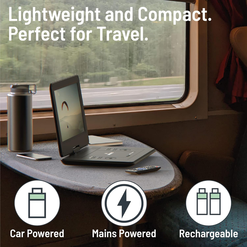 Majority dvd player portable & rechargeable 15.6&rdquo; swivel & flip HD screen (oakcastle), , medium-null