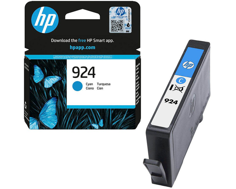 Hp 924 - cyan - original - officejet - ink cartridge | 4k0u3ne, , medium-null