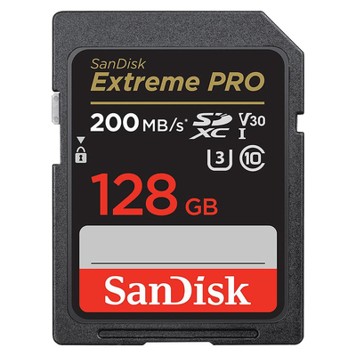 Sandisk extreme pro sdxc uhs-i card 128GB  200mb/s, , medium
