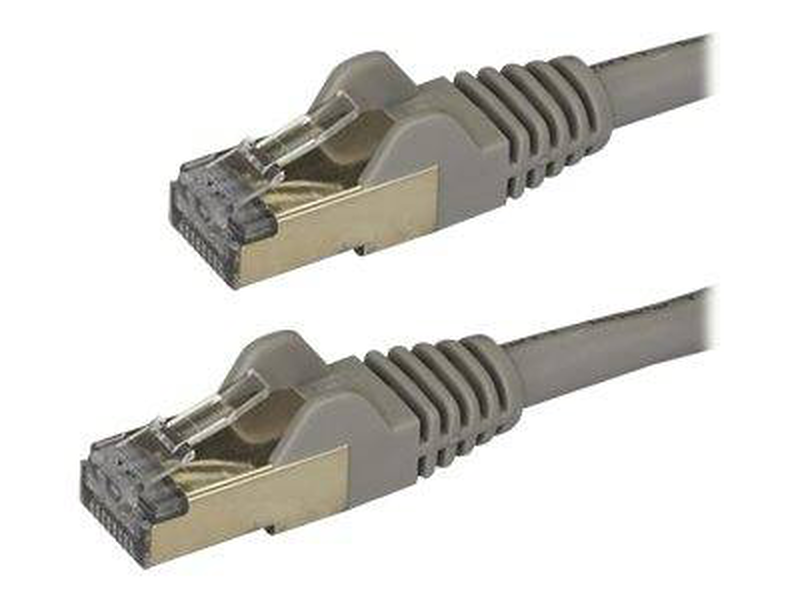 Startech.com cat6a cable / 50 cm aqua ethernet cord / snagless / stp cat6a patch cord  / rj-45 (m) to rj-45 (m) / 3 m / stp / cat 6a / snagless / grey-null