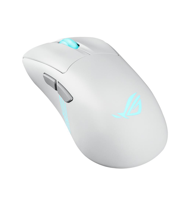 Asus rog keris II origin wireless gaming mouse 62g aimpoint pro 42000 dpi tri-mode rgb white-null