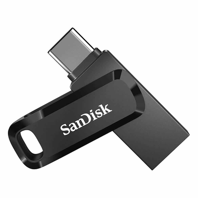 Sandisk 256GB ultra dual drive go USB-c & USB-a black, , medium