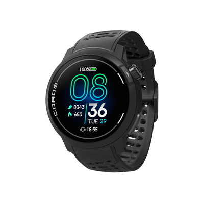 Coros pace pro 1.3 inch fiber reinforced polymer, Black, medium