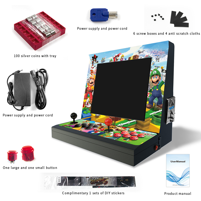 Bartop pandora box e-sports 11,000 arcade games 17” screen με κερματοδέκτη image number null