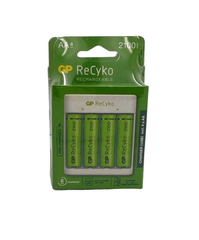 Gp recyko batteries 4 aa & 4 aaa, , medium-null