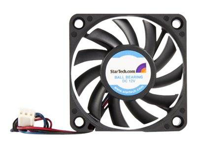 Startech.com 60x10mm replacement ball bearing computer case fan w/ tx3 connector / system fan kit / 60 mm, , medium-null