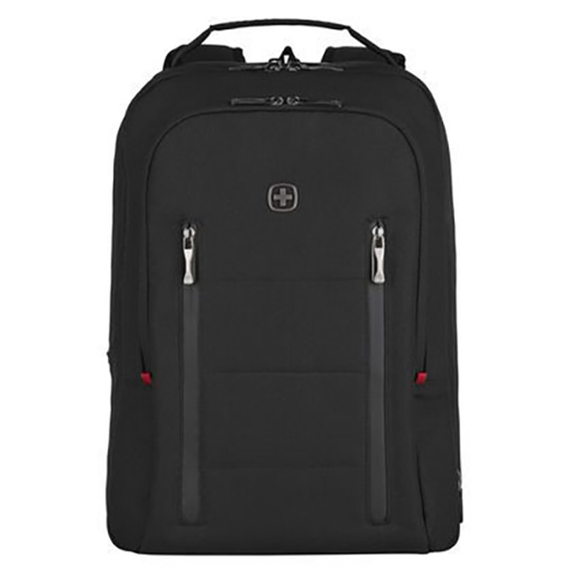 Wenger, city traveler, carry-on 16" laptop backpack w/ 12" tablet pocket, black, , medium-null