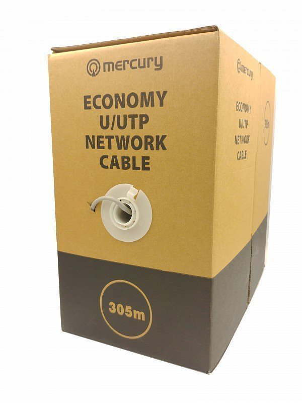 Mercury cat5e cable cca utp 305m grey 808.021uk, , medium-null