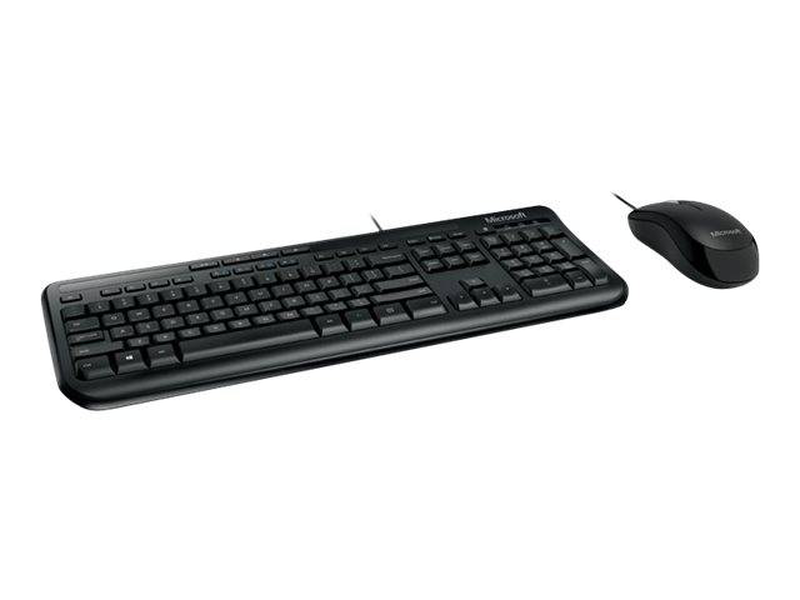 Microsoft wired desktop 600 / keyboard and mouse set / USB / uk / black, , medium-null