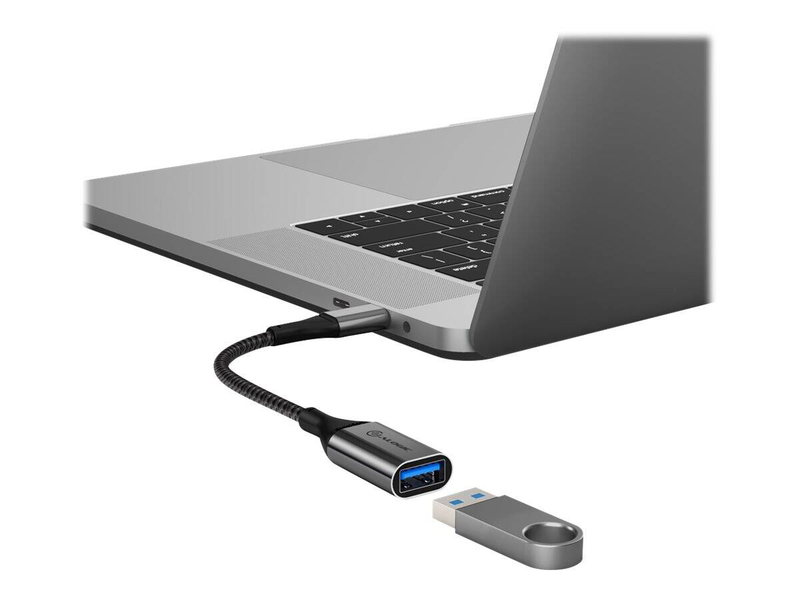 Alogic super ultra - USB adapter - USB-c (m) to USB type a (f) - USB 3.1 Gen 1 - 15 cm - space grey-null