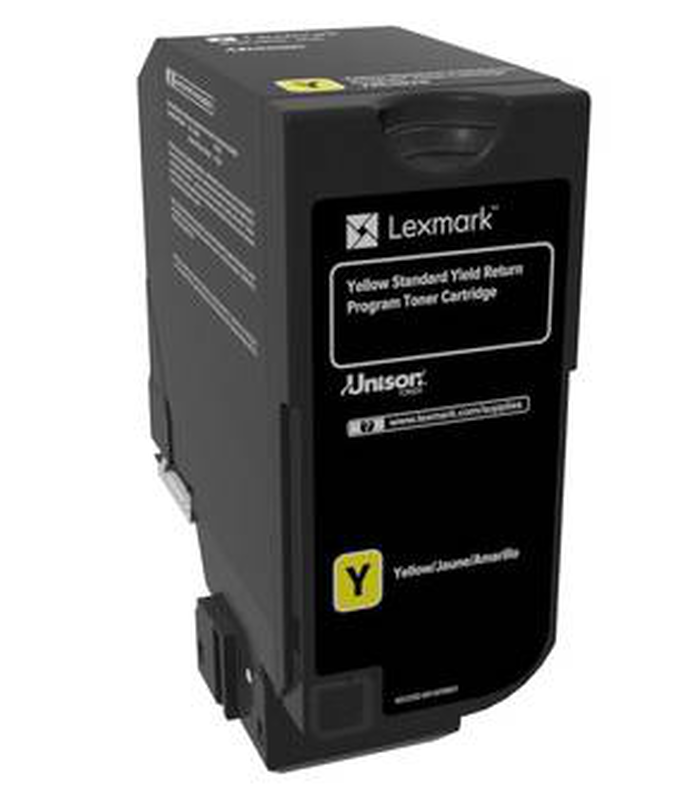 Lexmark 74c2sy0 yellow toner cartridge 74c2sy0 for lexmark cs720/cs725/cx725 up to 7,000 pages-null