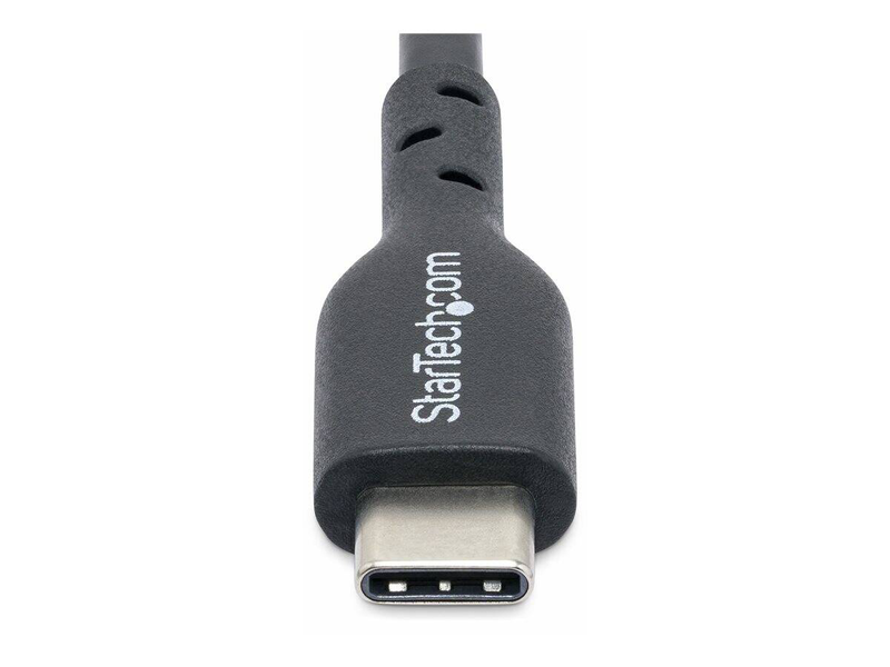 Startech.com 13ft (4m) USB-c charging cable, USB c cable, 60w 3a pd / USB cable / 24 pin USB-c (m) to 24 pin USB-c (m) / USB 2.0 / 5 / 9 / 12 / 15 / 20 v / 3 a / 4 m / USB power delivery (60w), passive / black-null