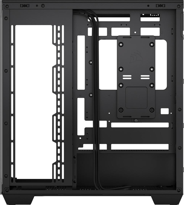 Corsair 3500x windowed mid-tower tempered glass - black (cc-9011276-ww)-null
