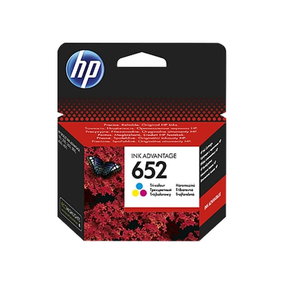 Hp 652 tri-color original ink advantage cartridge, , medium
