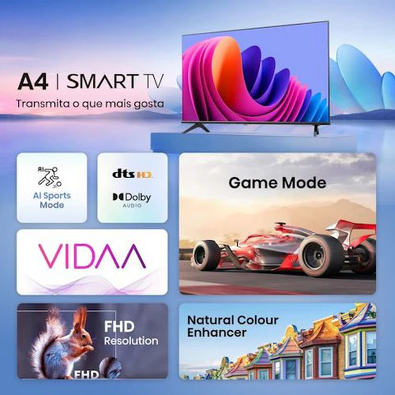 Product image: Hisense smart 40" full HD led 40a4n TV-null
