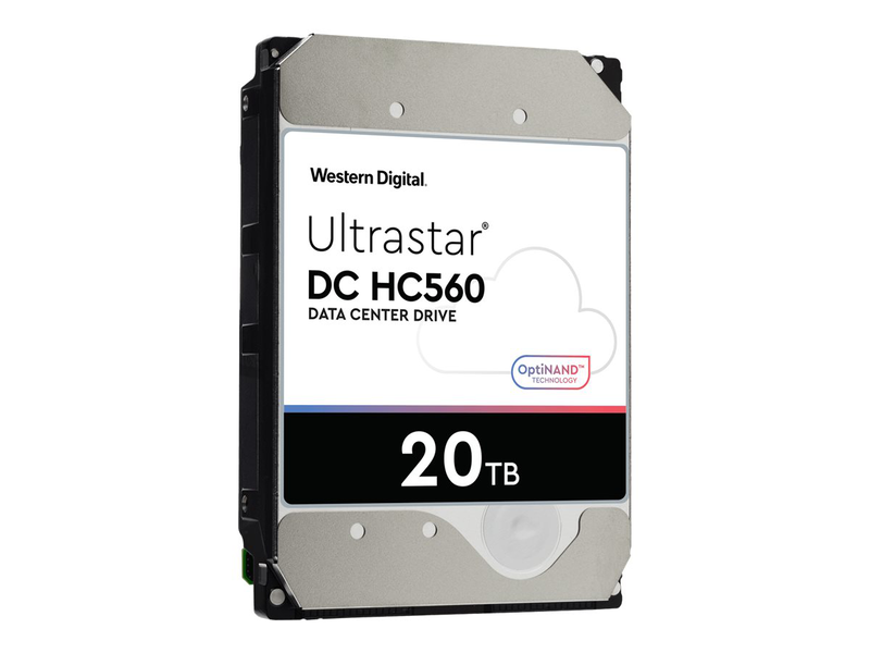 Wd ultrastar dc hc560 wuh722020bl5201 - hard drive - encrypted - 20TB - internal - 3.5" - sas - 7200 rpm - buffer: 512 mb - self-encrypting drive (sed)-null