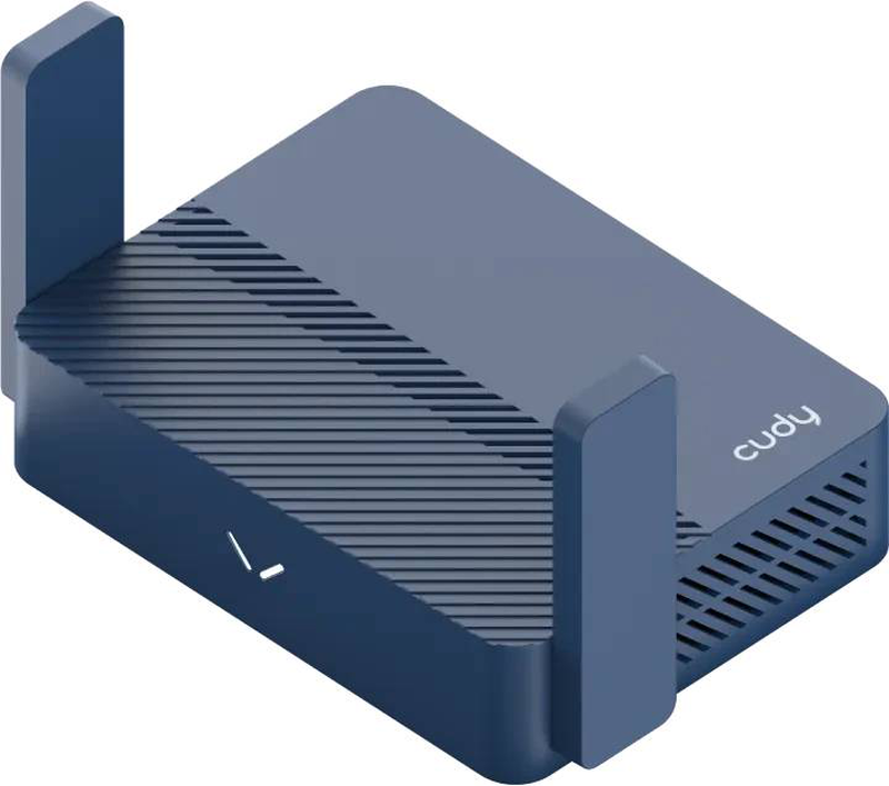 Cudy tr3000 ax3000 Wi-Fi 6 pocket travel router, 2.5G wan + gigabit lan, USB 3.0, vpn, dual-band 160mhz, blue-null