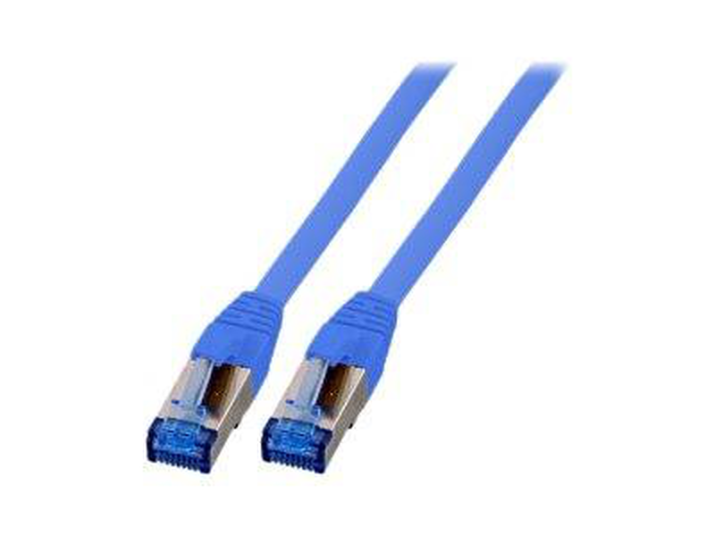 Efb-elektronik / patch cable / rj-45 (m) to rj-45 (m) / 5 m / sftp / cat 7 (cable) / cat 6a (connectors) / halogen-free, molded / blue-null