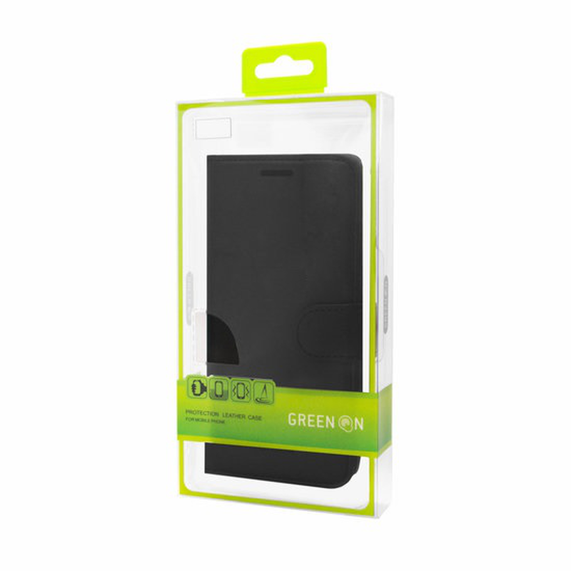 Samsung note 20 ultra green on protection leather case black image number null