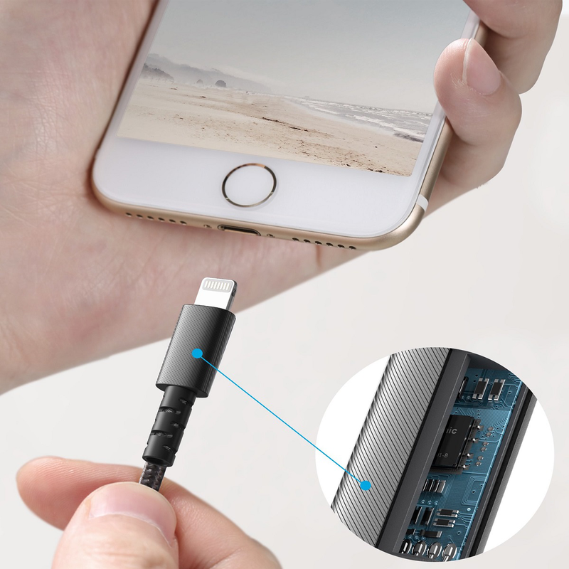 Anker powerline select+ USB-a to mfi lightning 1.8m black, , medium-null