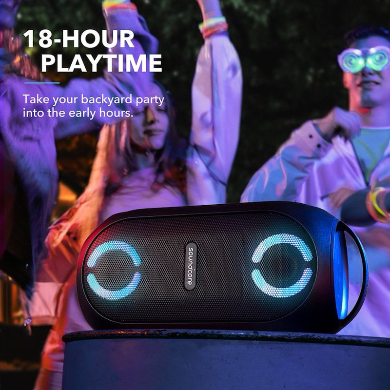 Anker soundcore rave partycast &phi;&omicron;&rho;&eta;&tau;ό &eta;&chi;&epsilon;ί&omicron; bluetooth 80w έ&omega;&sigmaf; 18 ώ&rho;&epsilon;&sigmaf;, , medium-null