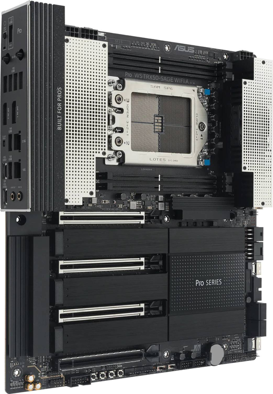 Asus pro ws trx50-sage Wi-Fi a str5 trx50 ceb workstation motherboard ddr5 ecc Wi-Fi 7 10g lan, , medium-null