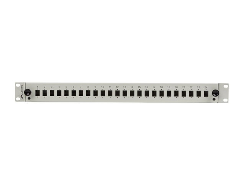 Lanberg fop1-24ss-lds / grey / steel / rack mounting-null