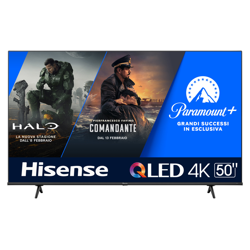 Hisense smart &tau;&eta;&lambda;&epsilon;ό&rho;&alpha;&sigma;&eta; 50" QLED 50e7kq, , medium-null