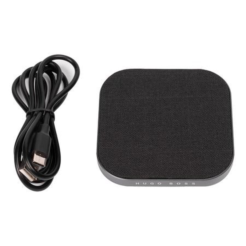 Hugo Boss wireless charger illusion dark chrome, , medium image number null