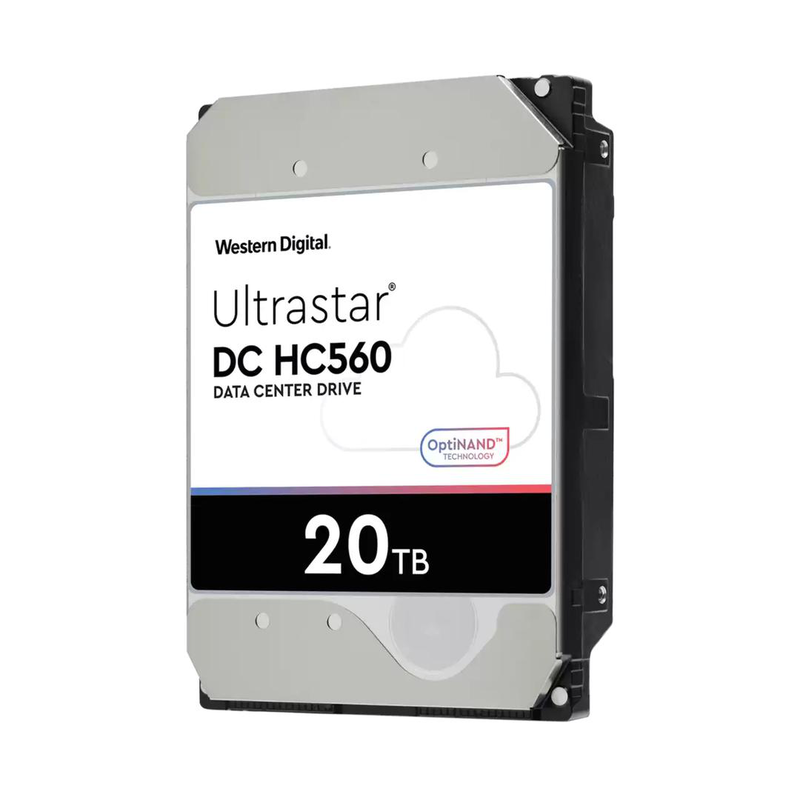 Wd ultrastar dc hc560 wuh722020bl5201 - hard drive - encrypted - 20TB - internal - 3.5" - sas - 7200 rpm - buffer: 512 mb - self-encrypting drive (sed)-null