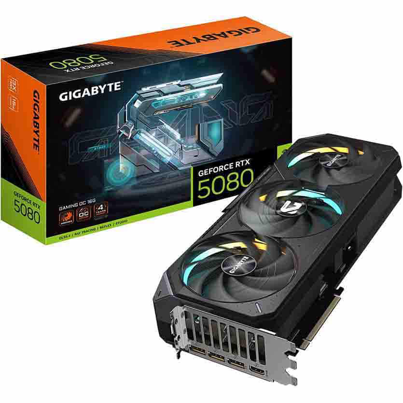RTX 5080 16GB gaming gddr7 3fan, graphics card gigabyte, , medium-null