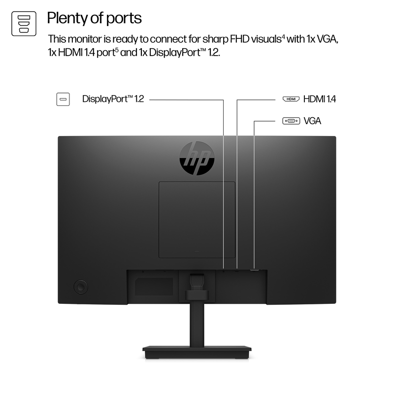Hewlett packard series 3 pro 322pf 21.5" monitor ips 100hz 1920x1080, , medium-null