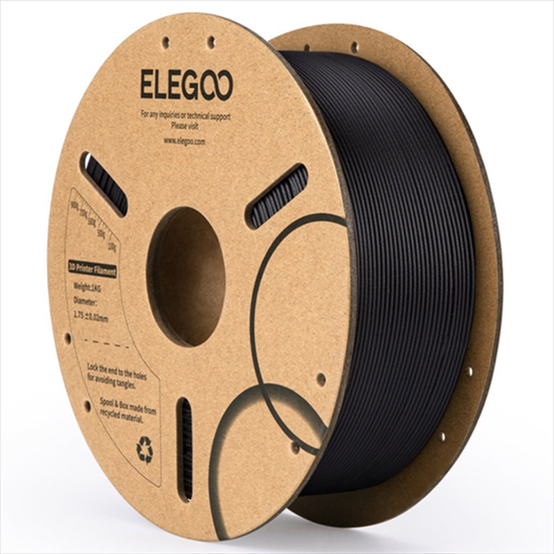 Pla carbon fiber elegoo 1kg filament black-null
