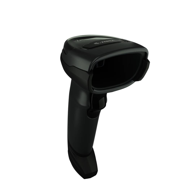 Zebra ds4608-hd handheld barcode scanner 1d 2d area imager high density USB kit with stand ip52 black-null
