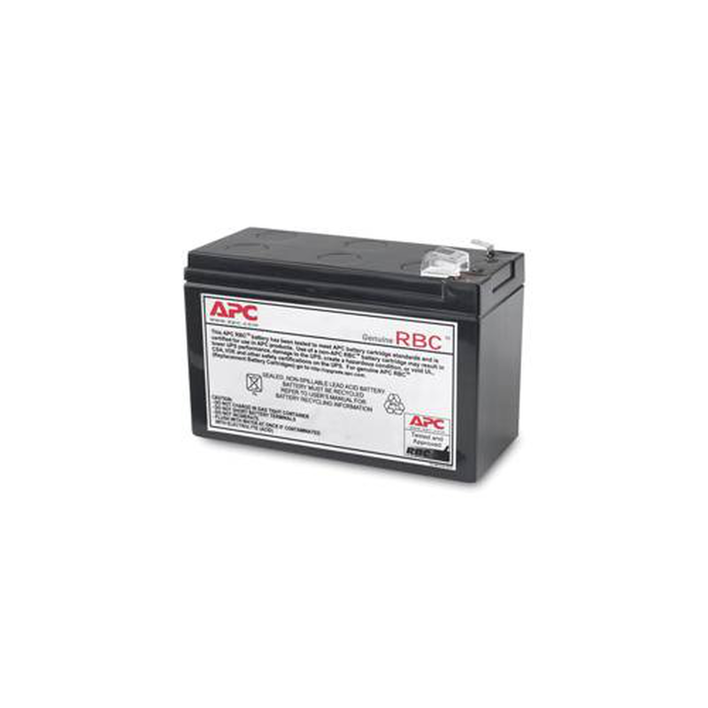 Apc replacement battery cartridge #114 / ups battery / 60 va / 1 x lead acid / black / for back-ups es 450, , medium-null