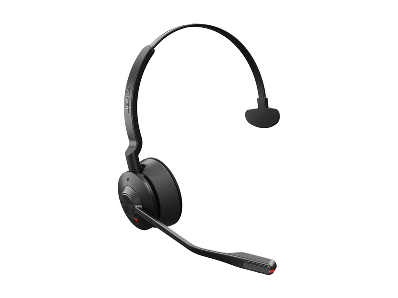 Jabra engage 55 se mono uc on-ear dect wireless headset USB-a adapter 150m range safetone 2.0 black no stand-null
