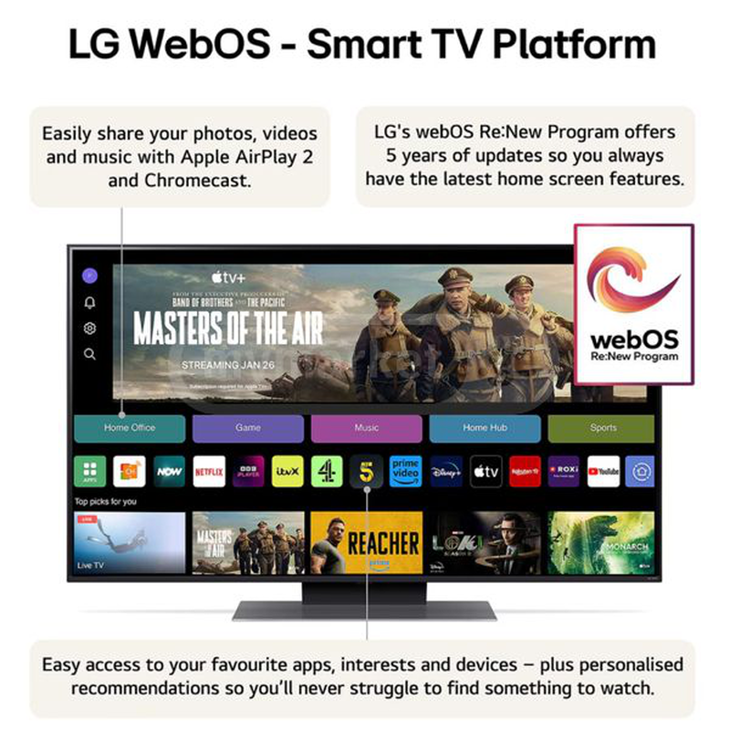 Product image: Lg smart 86" QNED 4k 86QNED86t6a (2023), , medium-null