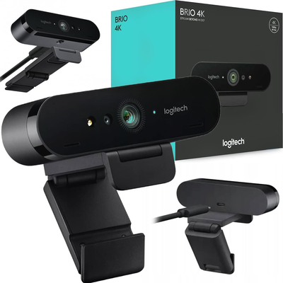 Logitech webcam brio 4k black (960-001746), , medium