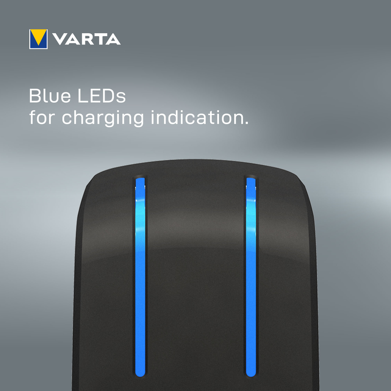 Varta pocket charger for aa/aaa accus (incl. 4x aa 2100mAh + 2x aaa 800mAh rechargeable batteries), , medium image number null