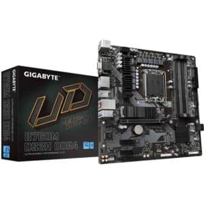 B760m ds3h ddr4 motherboard micro atx lga1700 gigabyte, , medium