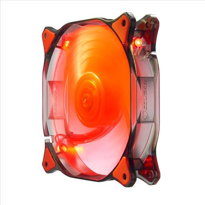 Cougar cfd 140 red led fan