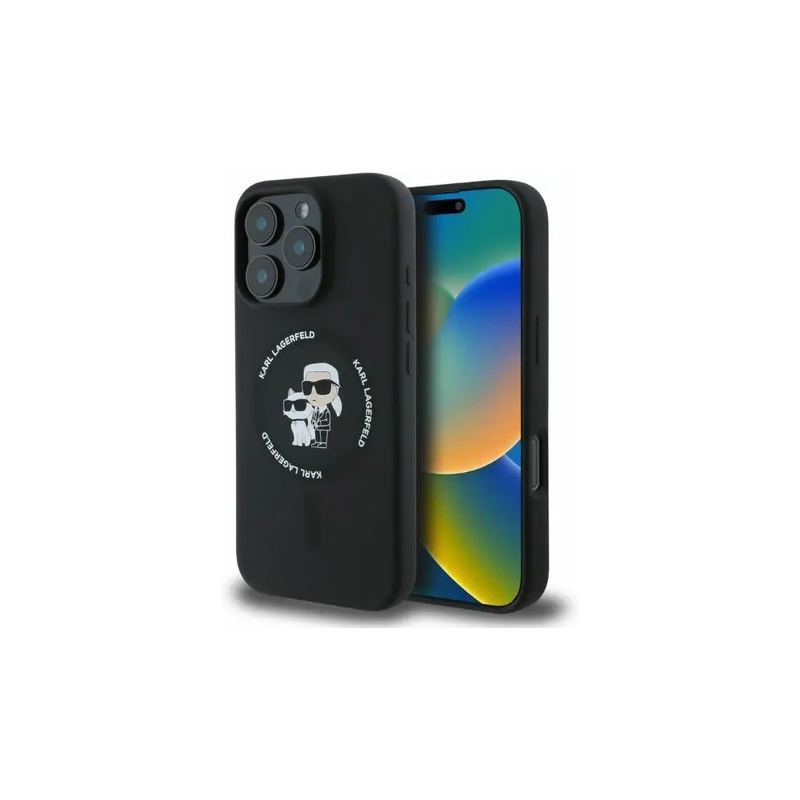 Karl lagerfeld iPhone 16 pro max heads ring MagSafe, , medium-null