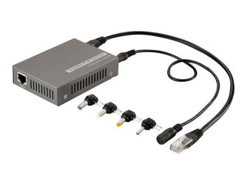 Levelone pos-3000 gigabit high power / poe splitter / 25 watt, , medium-null