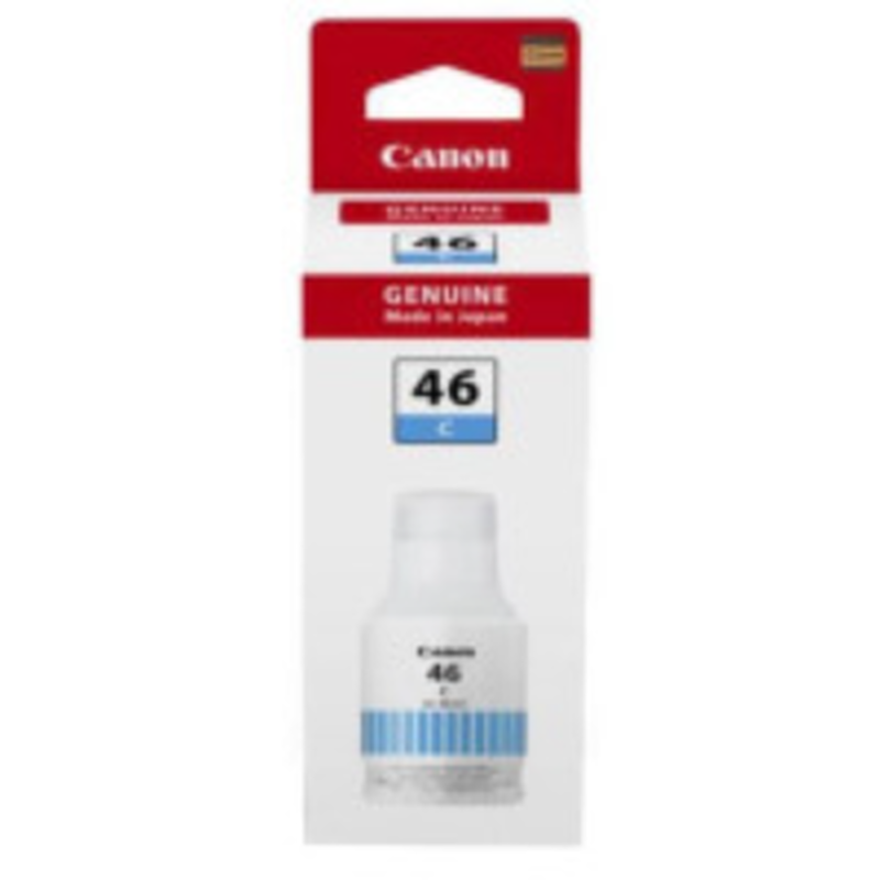 Canon ink bottle gi-46c cyan ink bottle for gx6040 gx7040 gx3040 gx4040 gx6140 gx7140, , medium-null