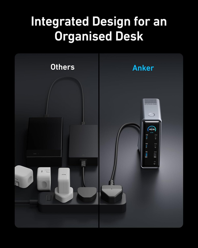 Anker prime docking station 14- in-1 160w  black, , medium-null