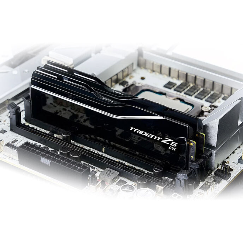 G.skill trident z5 ck black 48GB (2x24GB) ddr5-8400 cl40 cudimm xmp expo memory kit f5-8400c4052g24gx2-tz5ck-null