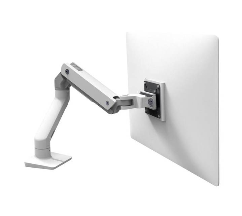 Ergotron hx desk monitor arm 45-475-216 desk mount for displays up to 42 inch 19.1kg tilt pan rotate white-null