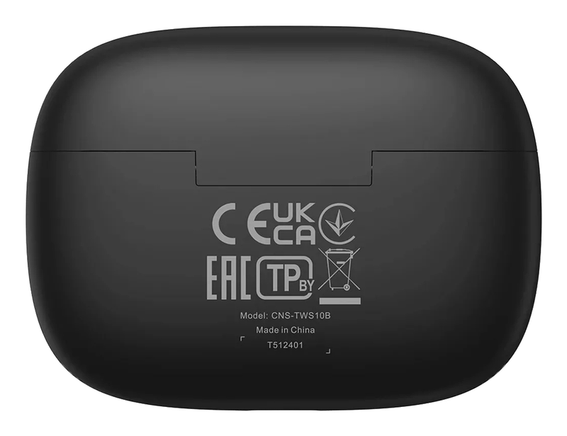 Canyon cns-tws10b, true wireless stereo (tws), calls/music/sport/everyday, 20 - 20000 hz, 42.5 g, headset, black, , medium-null