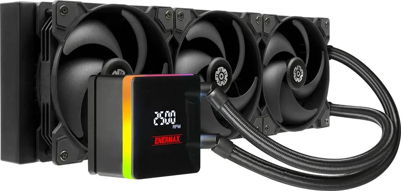 Enermax liqtech xtr 360 elc-ltxtr360 aio liquid CPU cooler 360mm 550w+ tdp threadripper xeon lga4677 black-null